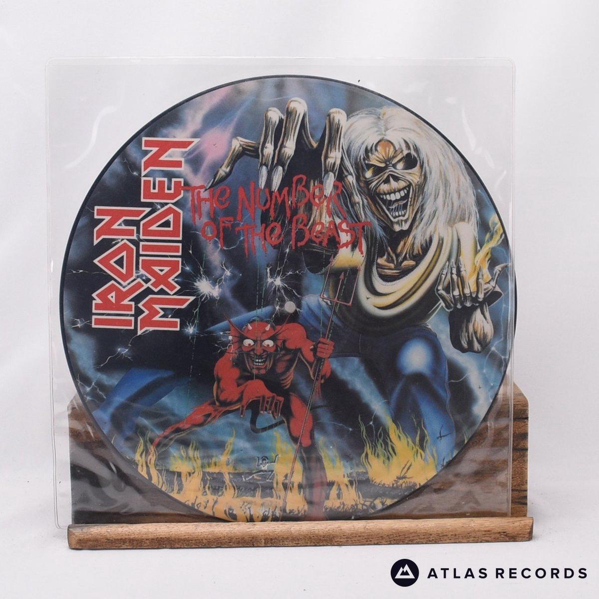 Iron Maiden - The Number Of The Beast - Picture Disc LP Vinyl Record - VG+