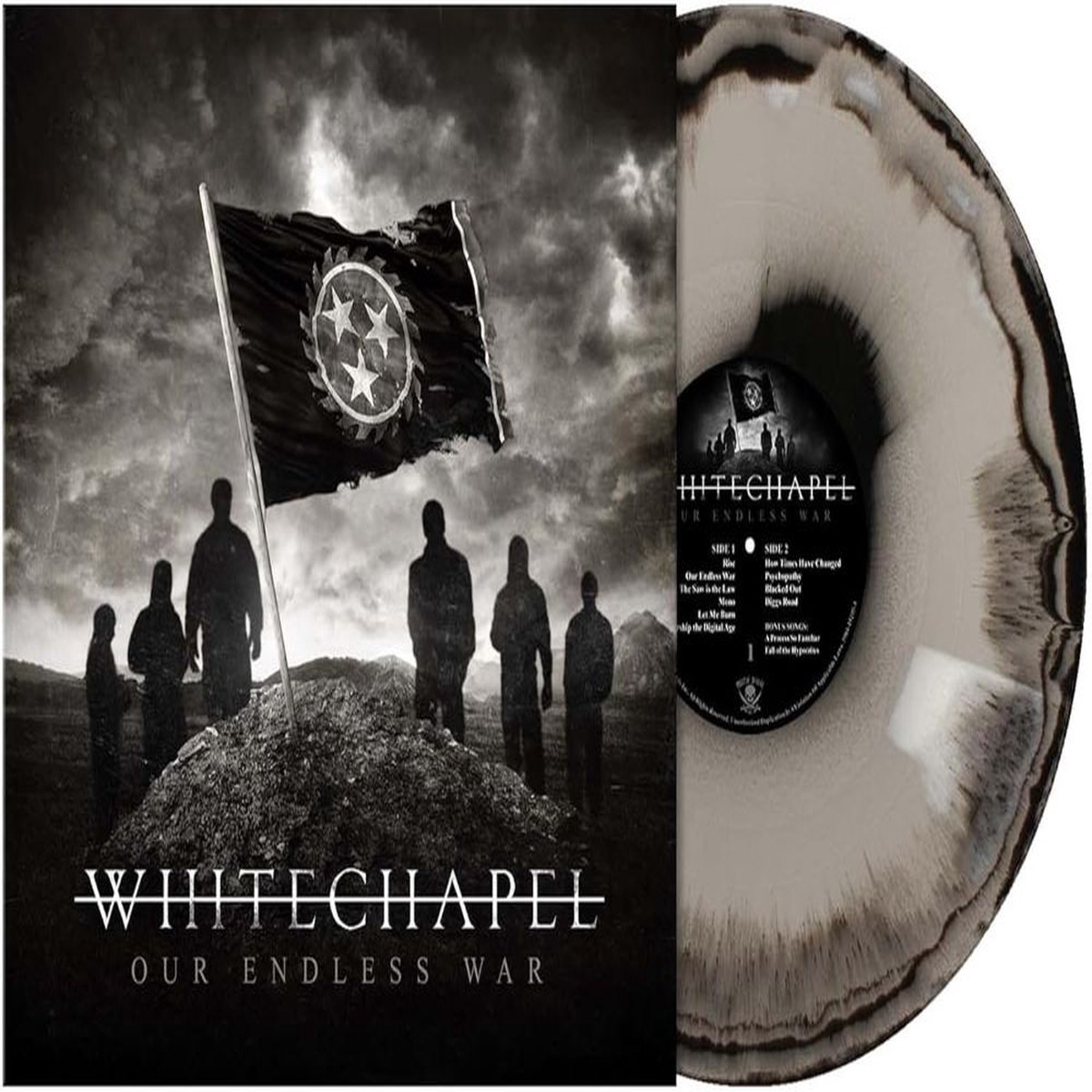 Whitechapel Our Endless War Vinyl LP Silver, White & Black Merged Colour 2026