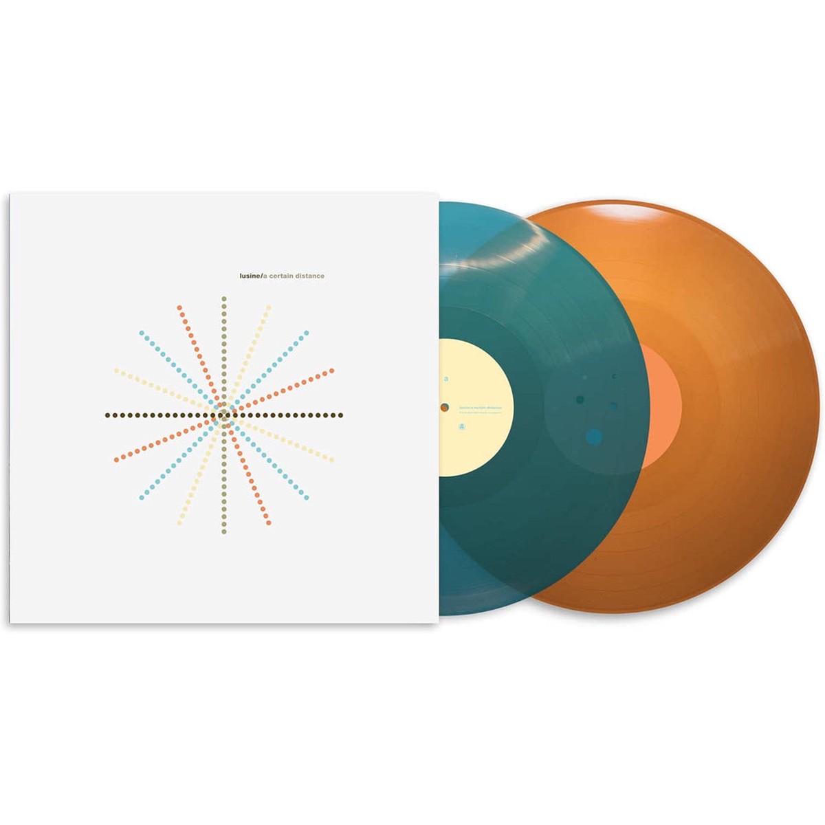 Lusine A Certain Distance Vinyl LP Transparent Orange & Teal Colour Due Out 31/07/26