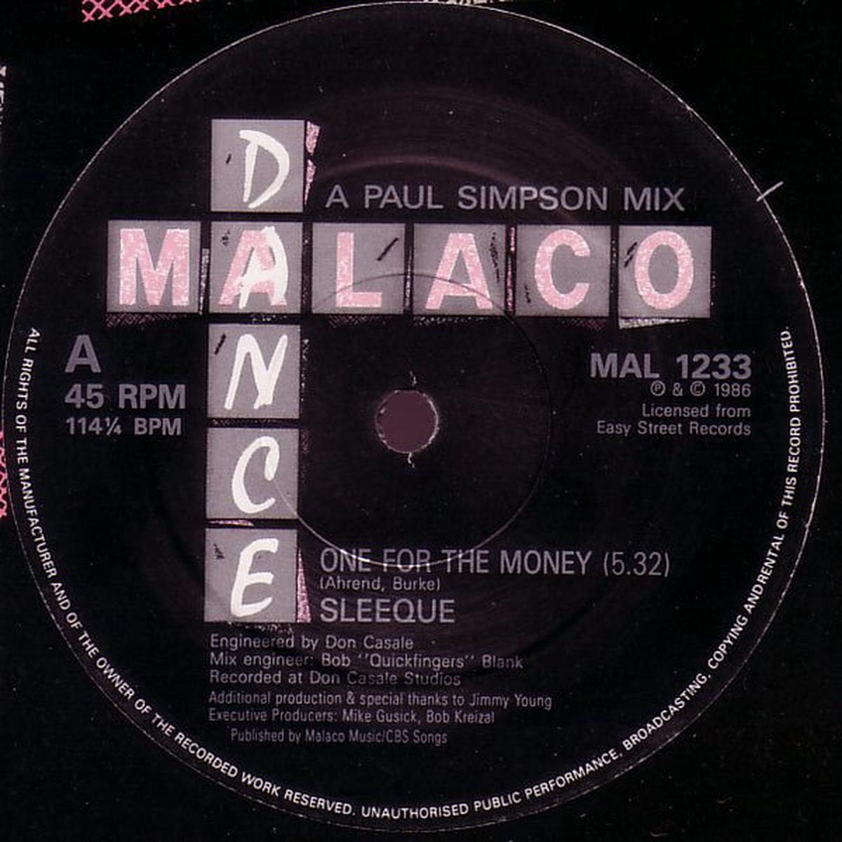 Sleeque - One For The Money