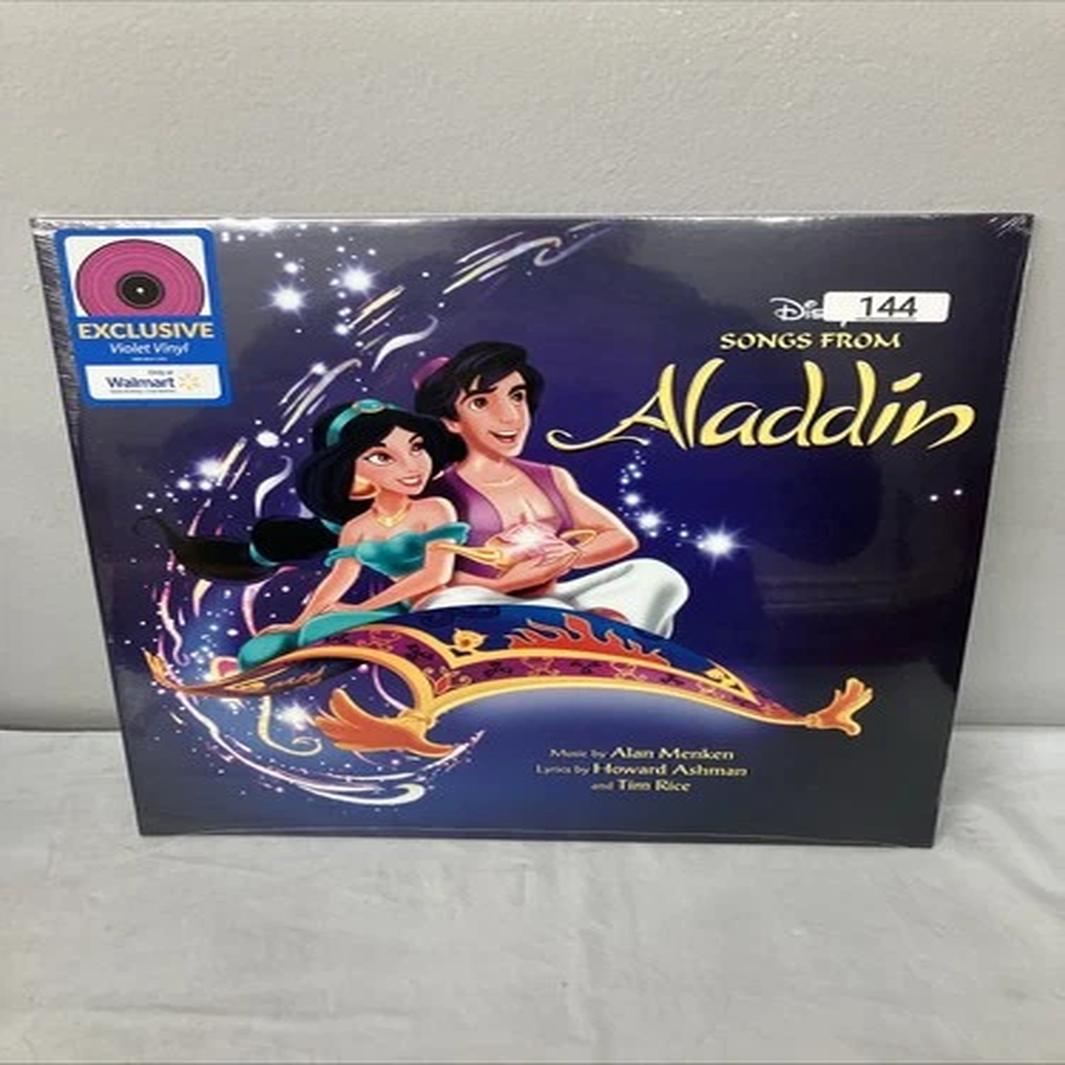 Songs From Aladdin - Alan Menken - Disney Soundtrack - Violet LP Vinyl Record