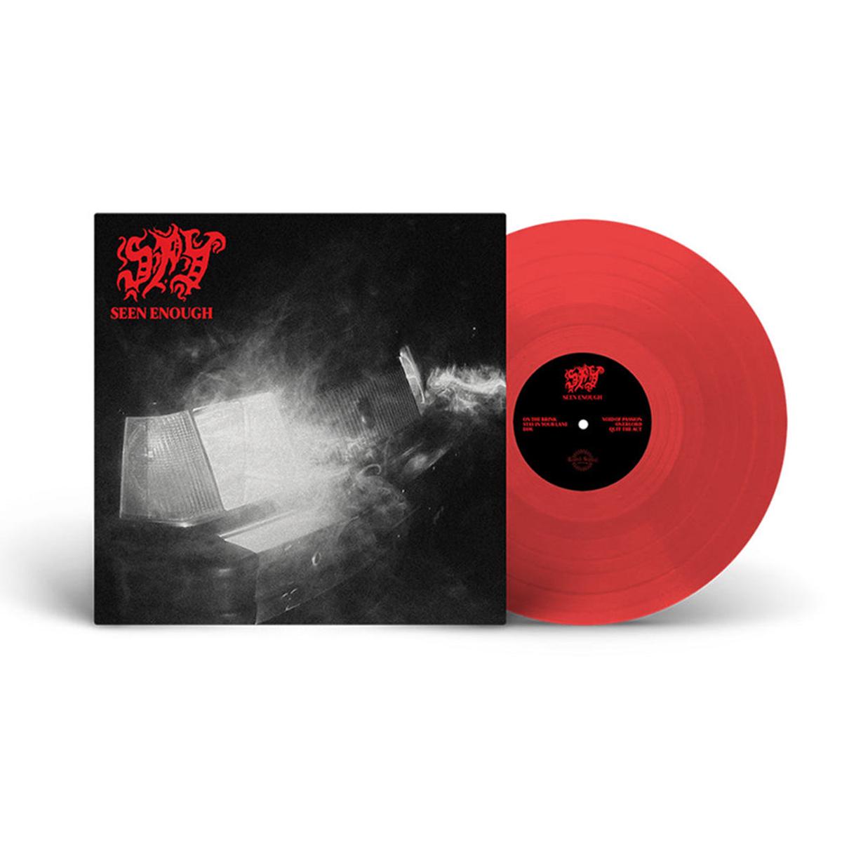 SPY - Seen Enough - 12'' EP (with Screen-Printed B-side) - Red Vinyl [MAR 21]