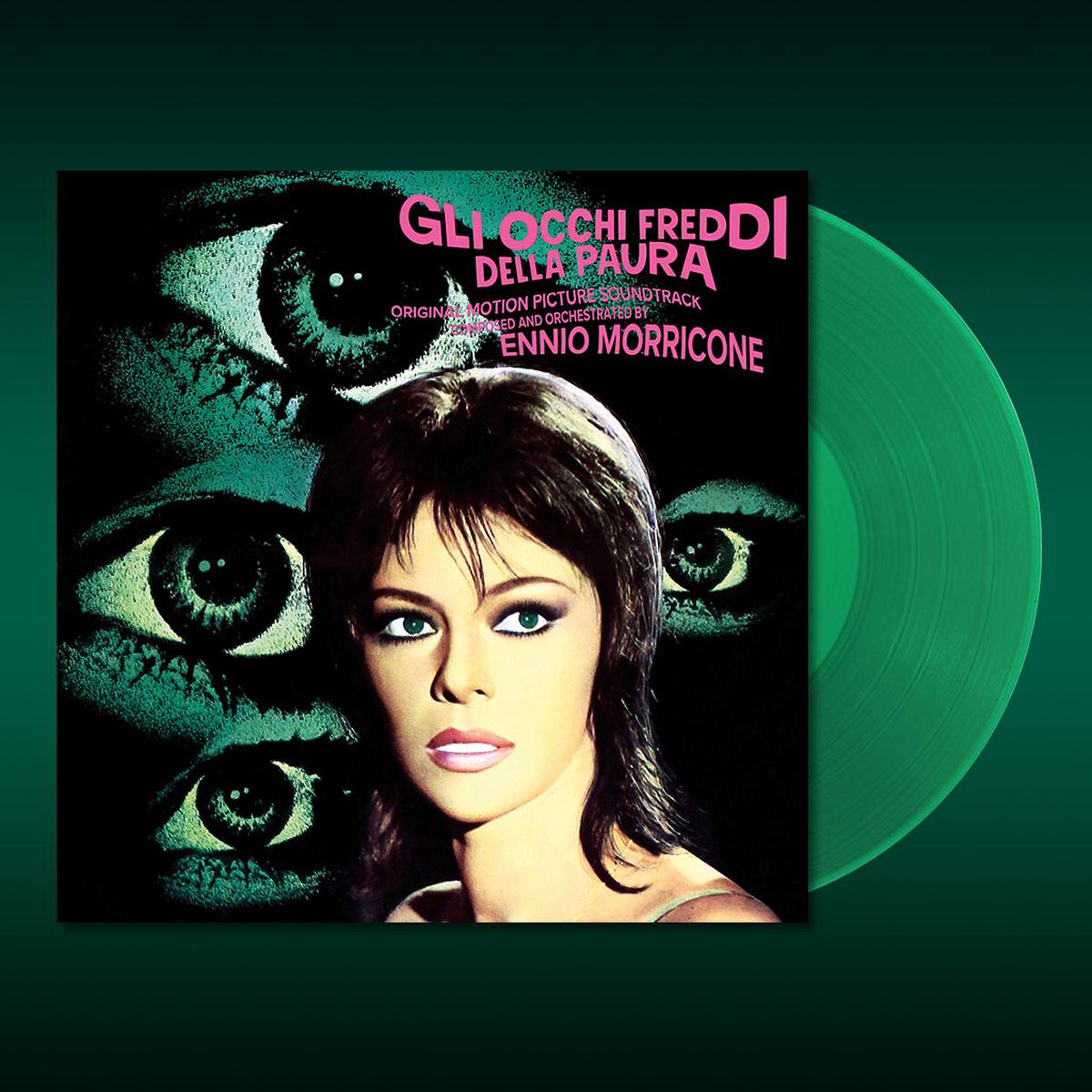 ENNIO MORRICONE 8211 Gli Occhi Freddi Della Paura (OST) 8211 LP 8211 Green Vinyl RSD23