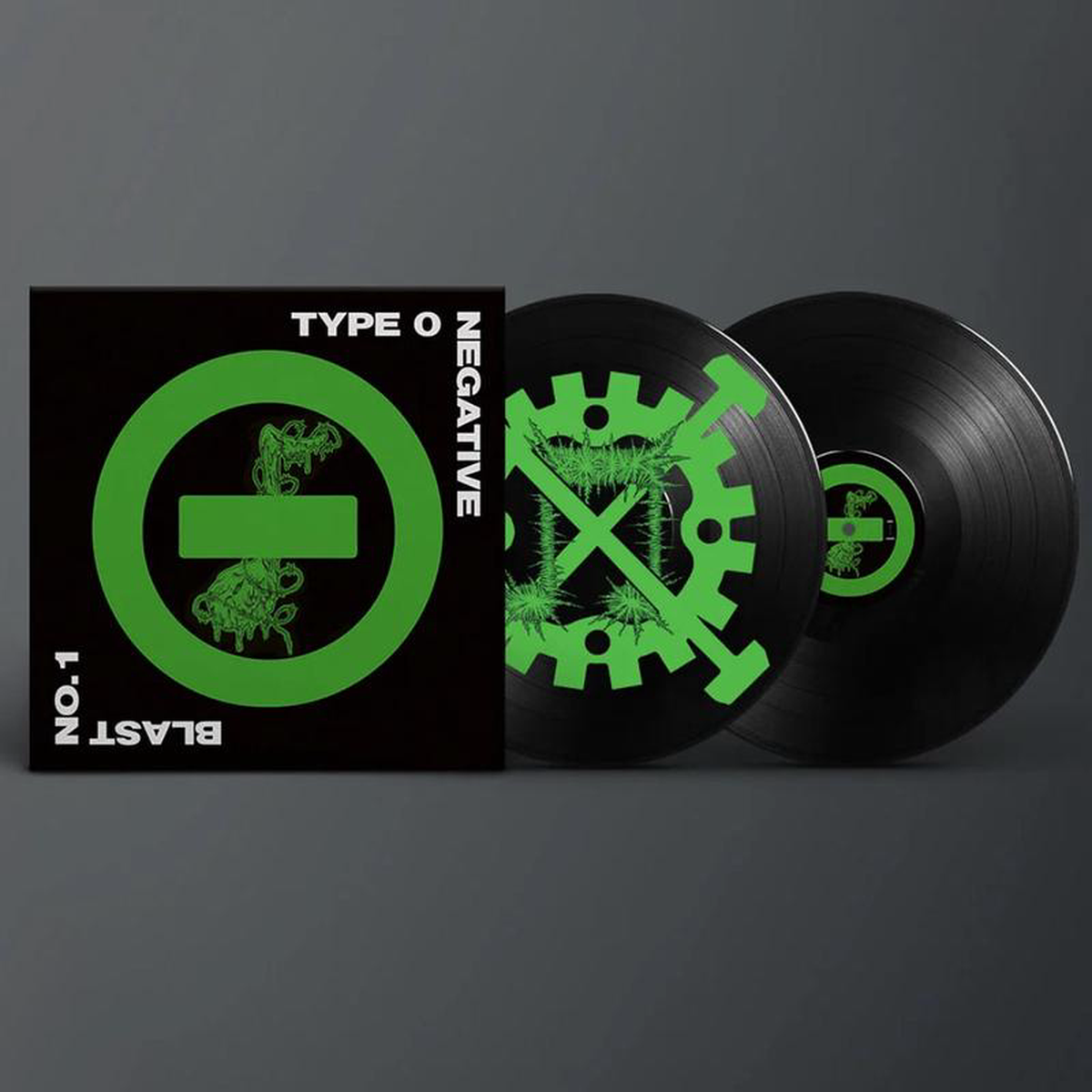 VARIOUS 8211 Blastbeat Tribute to Type O Negative (D side screen-printed with GRIND-GEAR symbol) 8211 2LP 8211 180g Vinyl