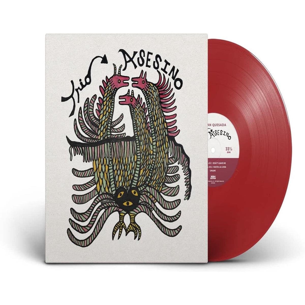 Adrian Quesada Trio Asesino VInyl LP Opaque Red Colour Due Out 22/05/26
