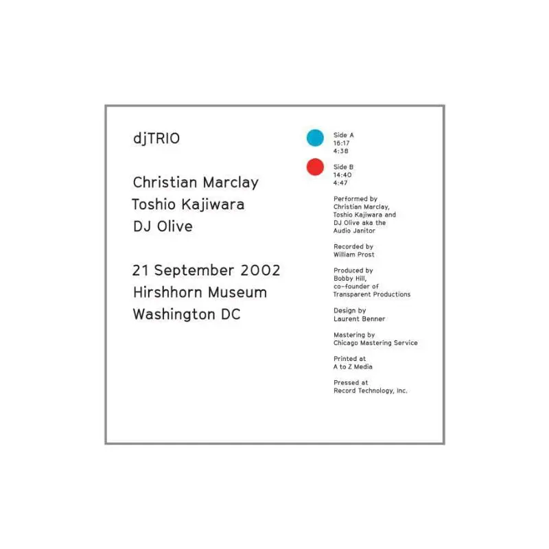 21 September 2002 - Vinyl LP