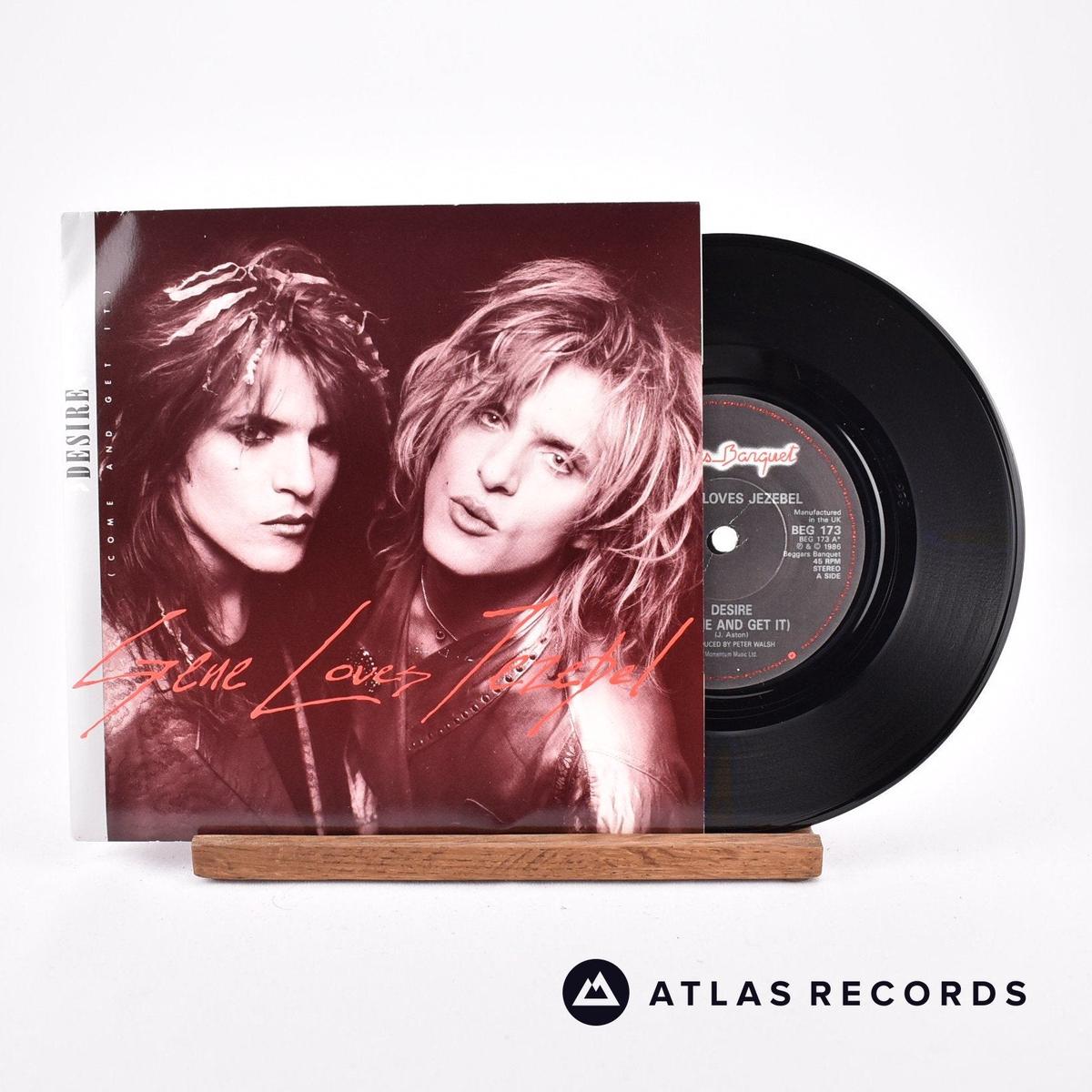 Gene Loves Jezebel - Desire - 7" Vinyl Record - EX/EX