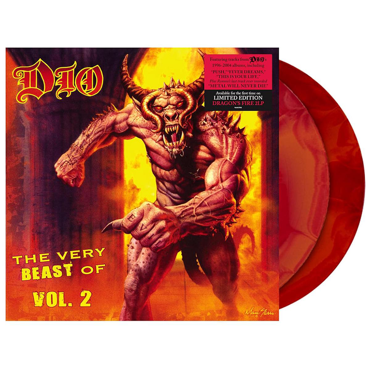 DIO 8211 The Very Beast Of Vol2 (Reissue) 8211 2LP 8211 Dragon8217s Fire Coloured Vinyl