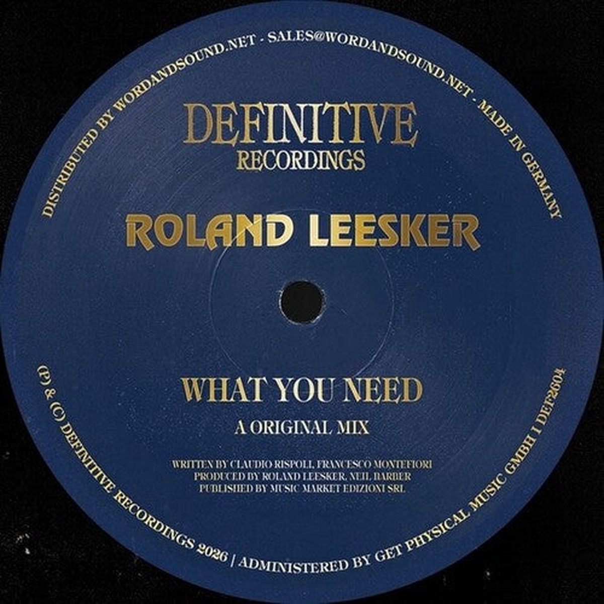 What You Need [12" Vinyl]