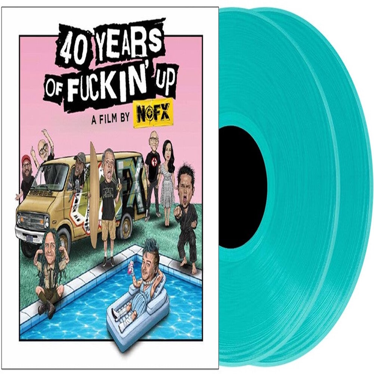 Pre-Order: NOFX / Fat Mike - 40 Years of Fuckin' Up: Soundtrack + Score [Turquoise]
