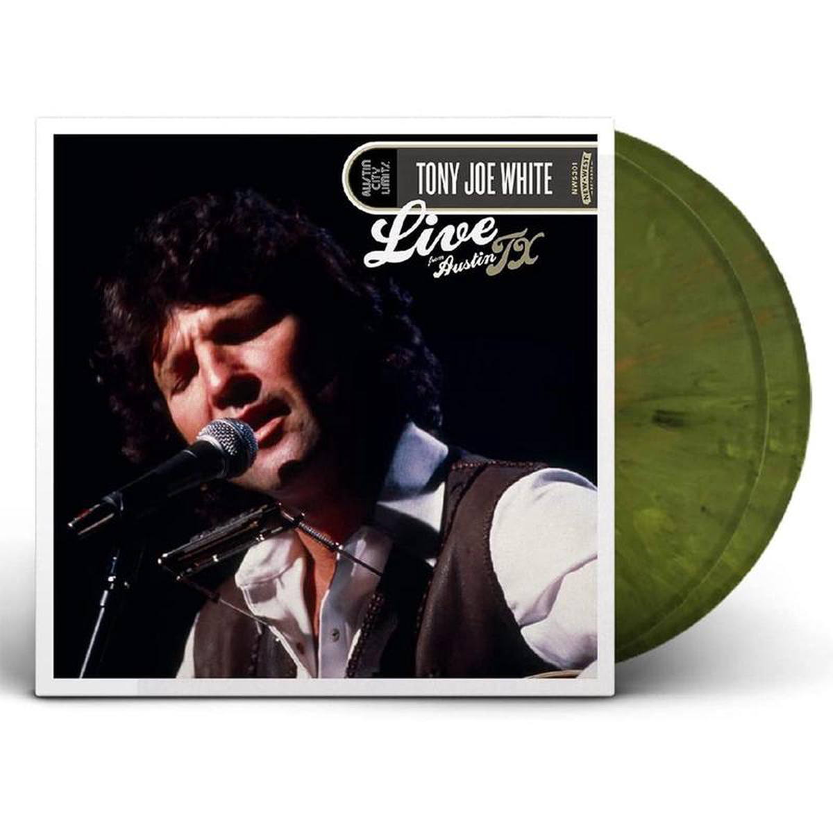 TONY JOE WHITE 8211 Live From Austin TX 8211 2LP (w Etching) 8211 Swamp Coloured Vinyl