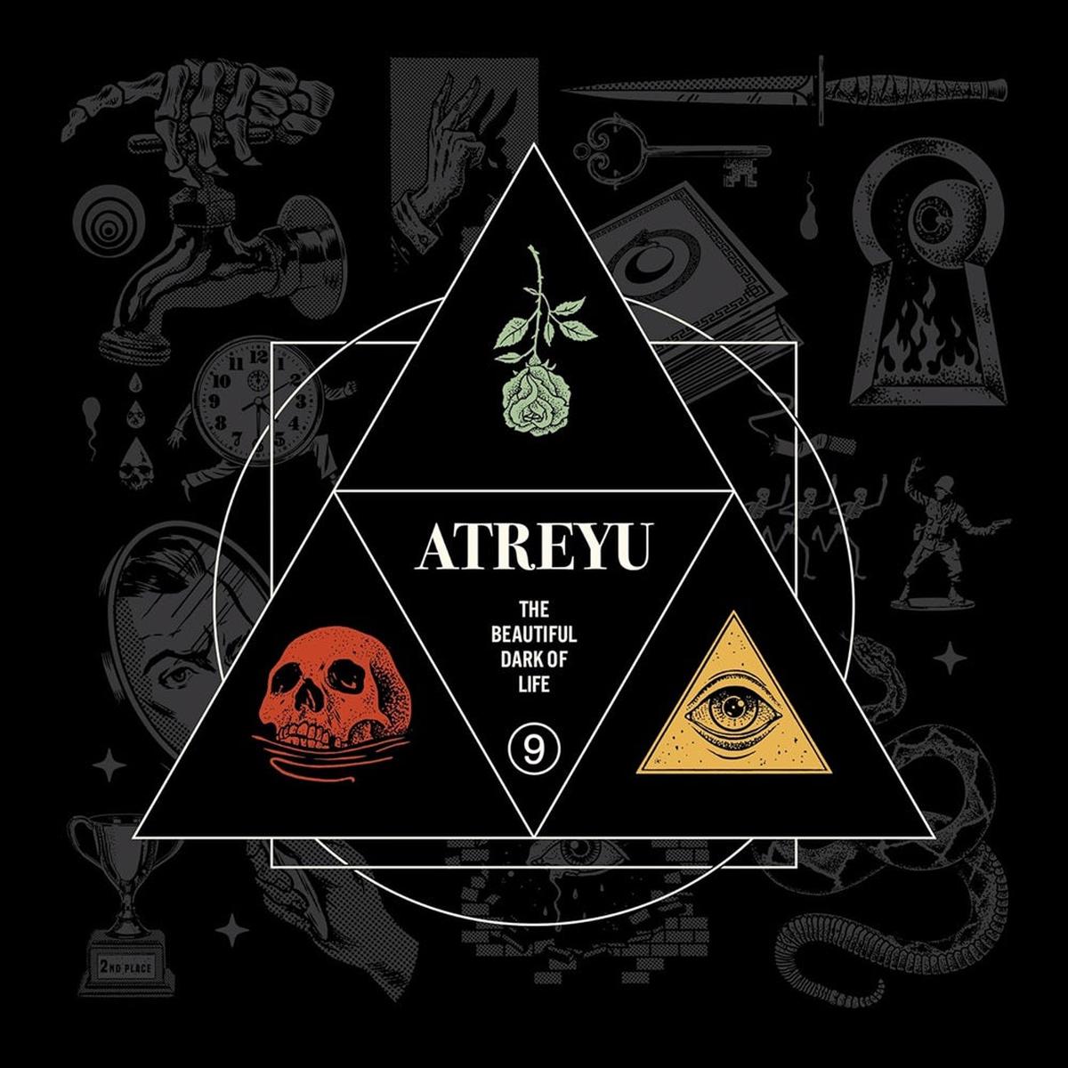 Atreyu The Beautiful Dark of Life Vinyl LP Red, Teal & Yellow Swirl Colour 2023 - Default Title