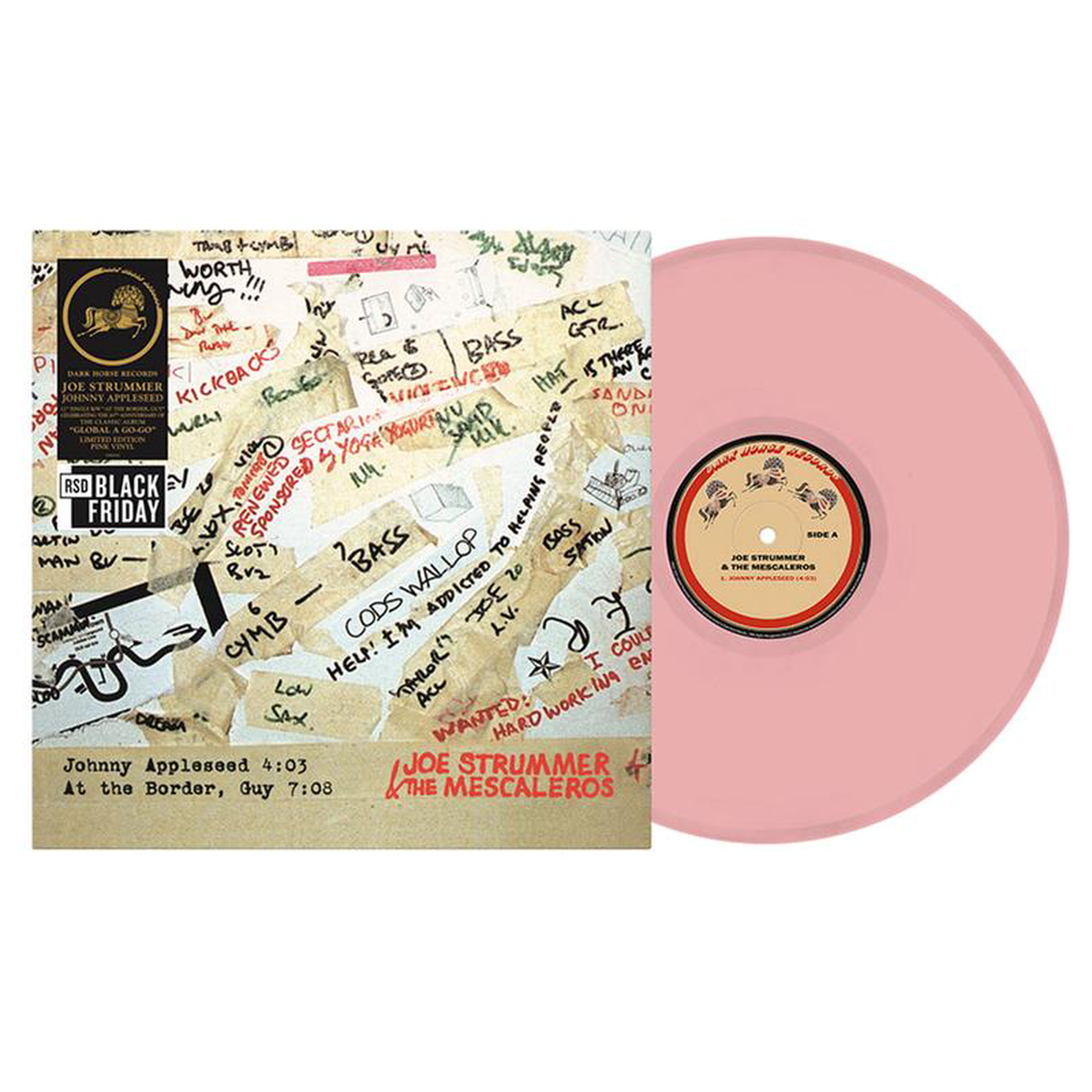 JOE STRUMMER 038 THE MESCALEROS 8211 Johnny Appleseed (Remastered) 8211 128243 8211 Pink Vinyl BF2021-NOV 26