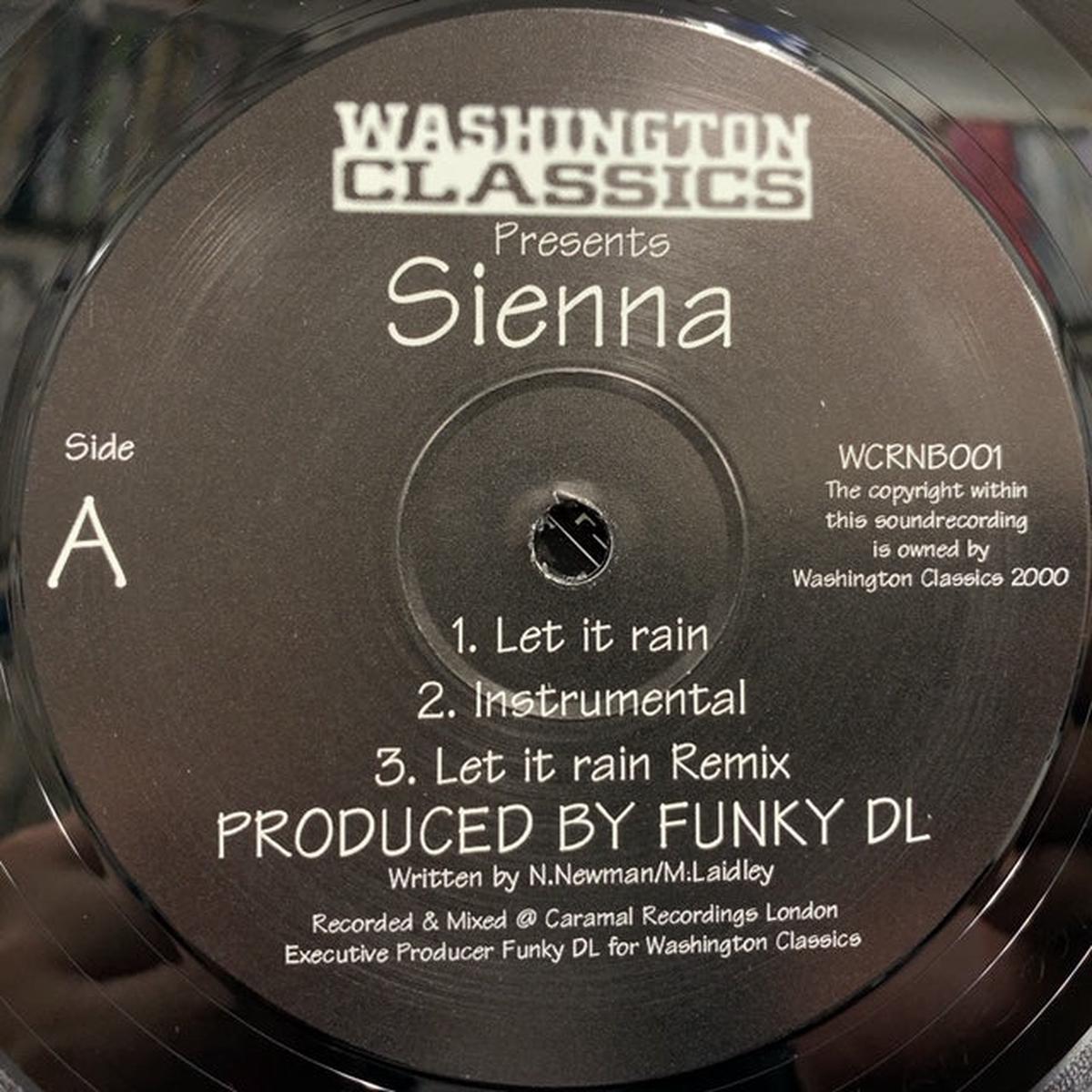 SIENNA / Let It Rain / Leave Me Behind (WCRNB001, 12inch)