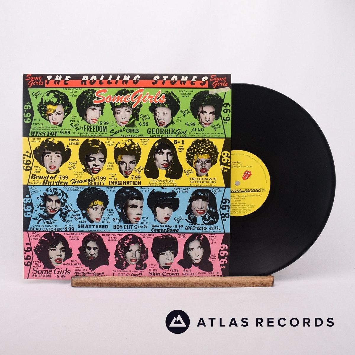 The Rolling Stones - Some Girls - Die-Cut Sleeve A1 B3 LP Vinyl Record - EX/EX