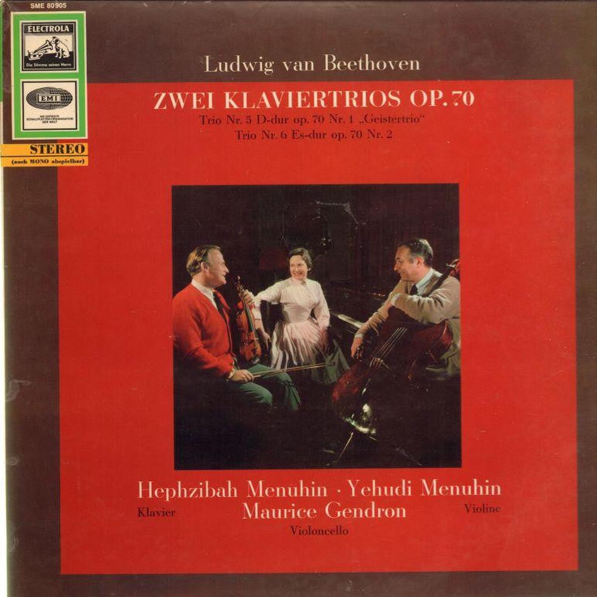 Zwei Klaviertrios-HMV-Vinyl LP-G+/VG+
