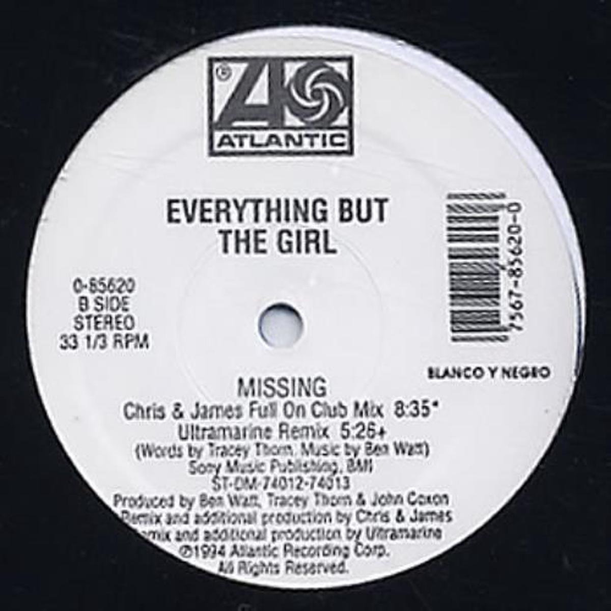 Everything But The Girl - Missing (The Bootleg Mixes) (12") (New Vinyl)
