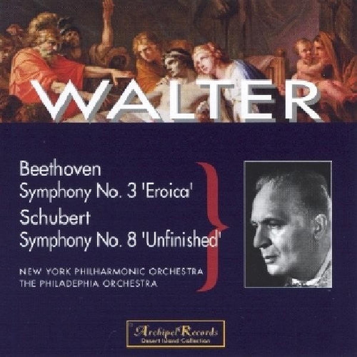 Beethoven / Walter- Sinfonie 3 Schubert 8 (CD)