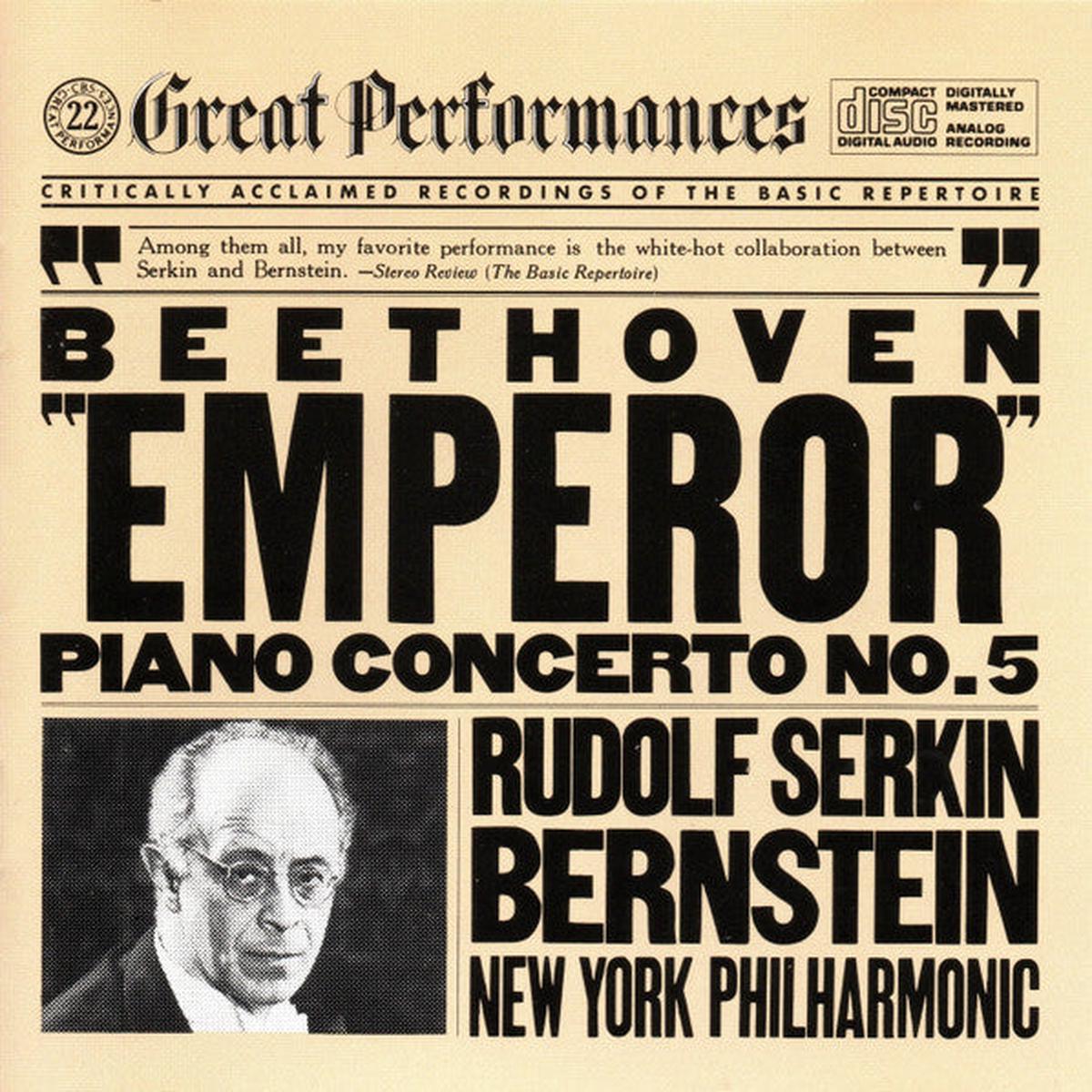 "Emperor" Piano Concerto No. 5 (CD) | Near Mint (NM or M-) - - CLASSICAL / USED *NEAR MINT*