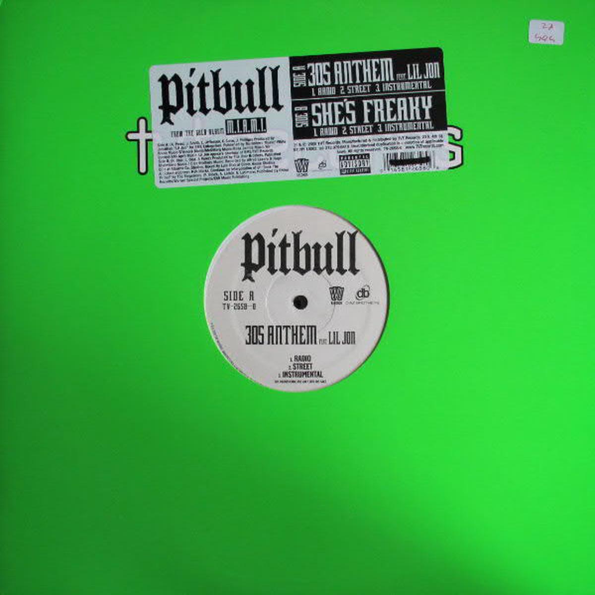 Pitbull - 305 Anthem / She's Freaky (12") (NM or M-)