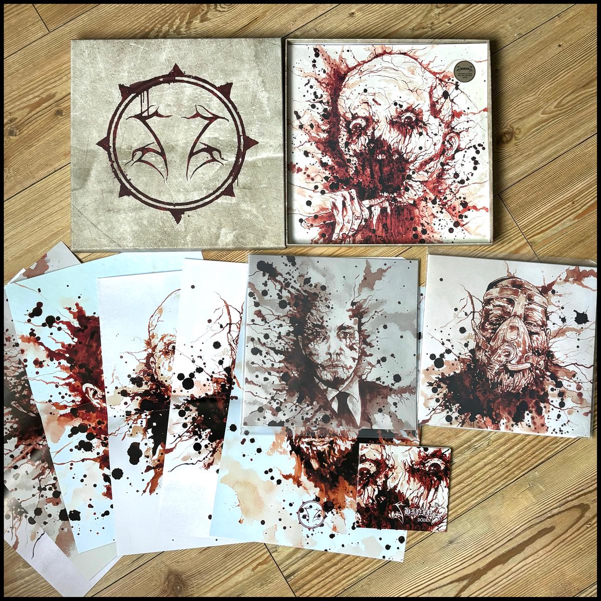 MOVING SALE: SHINING: Long Live the Enemy LP limited boxset (4 exclusive coloured vinyl, 3 signed photos, CD + posters, stickers, numbered in blood) *new*