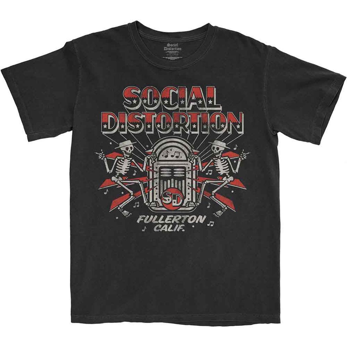 Social Distortion Jukebox Skelly - Black | M
