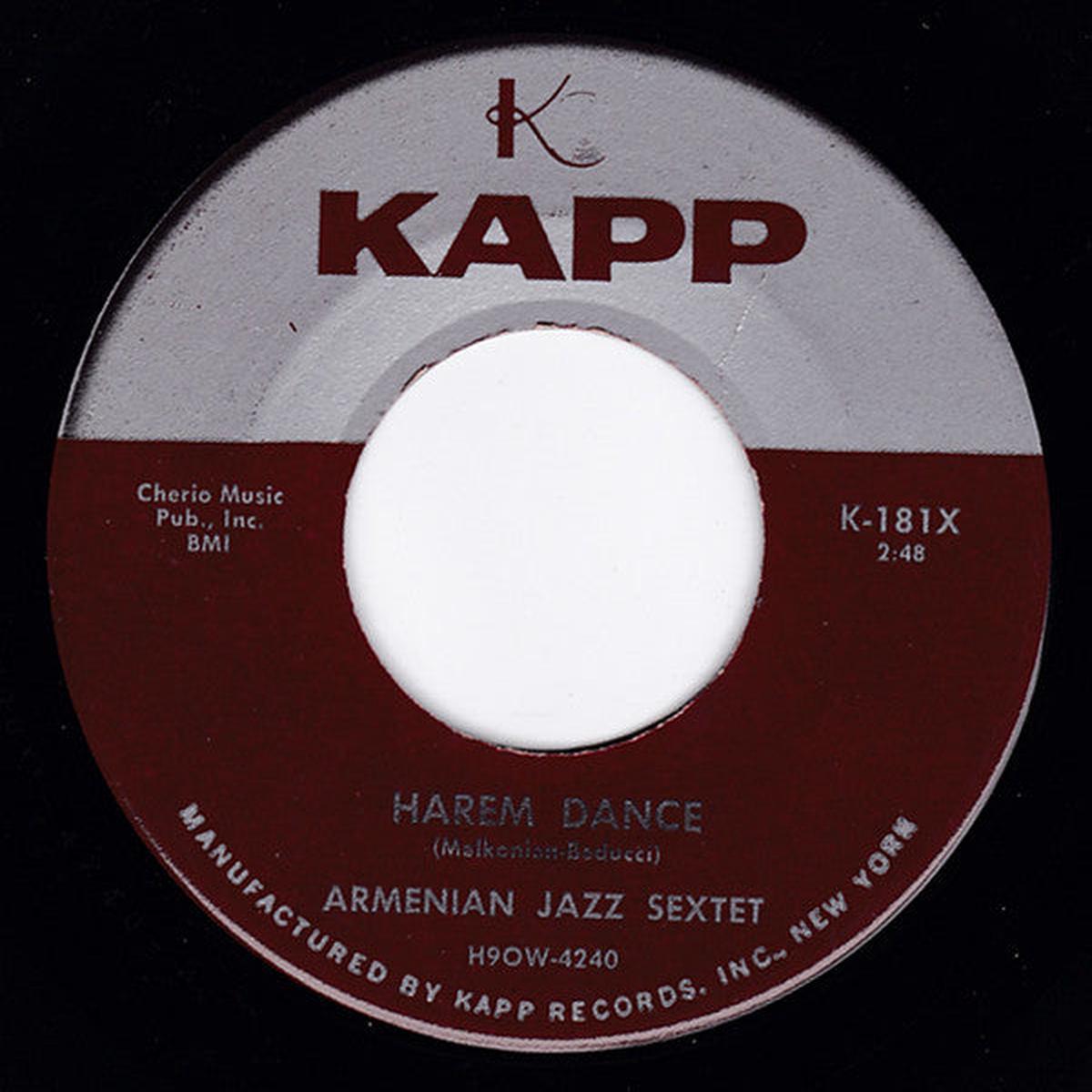 Armenian Jazz Sextet - Harem Dance / Pretty Girl (7") (VG+)