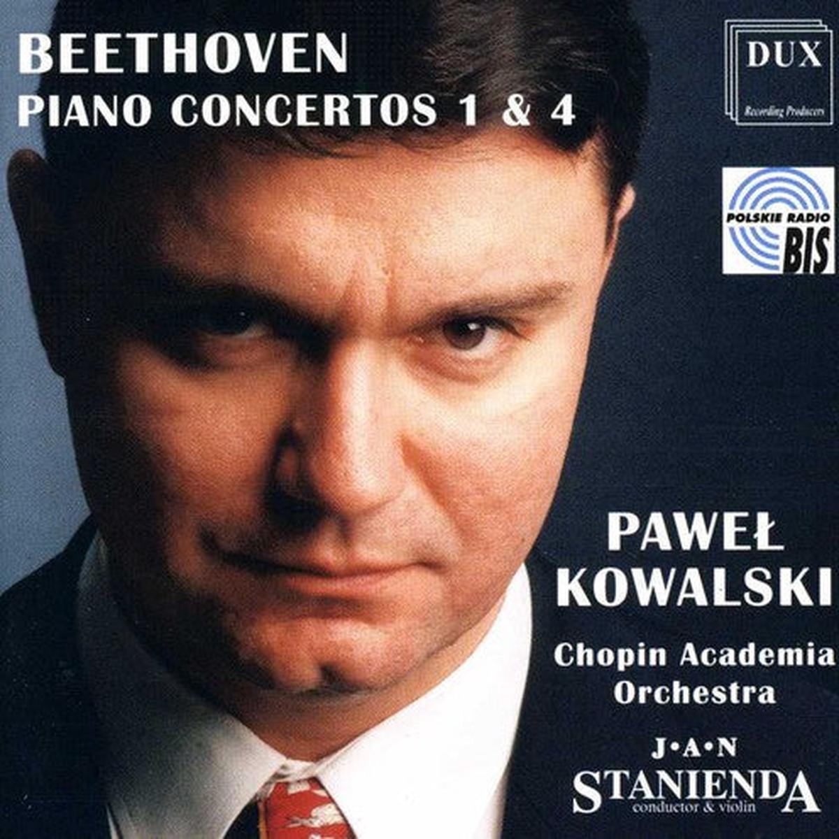 Beethoven / Kowalski / Stanienda- Piano Concertos 1 & 4 (CD)