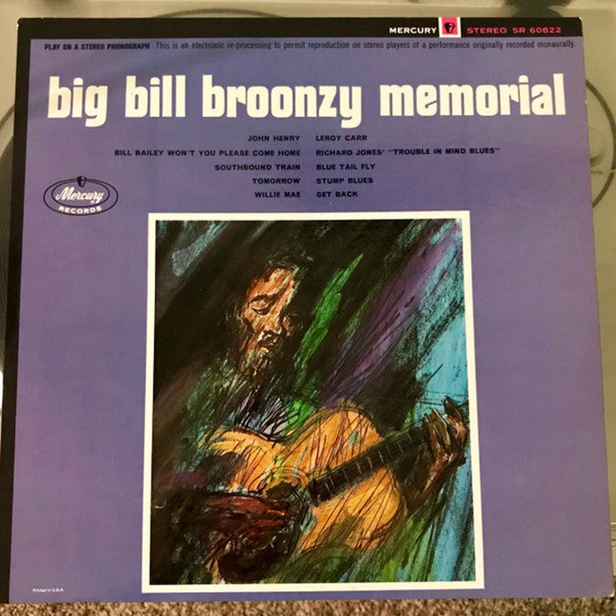 Big Bill Broonzy - Big Bill Broonzy Memorial (LP, Comp) (VG+)