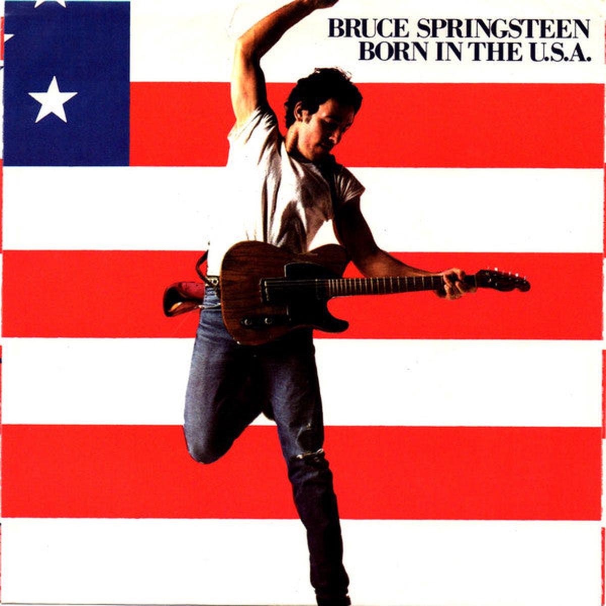 Bruce Springsteen - Born In The U.S.A. (7", Single, Promo, Styrene) (NM or M-)