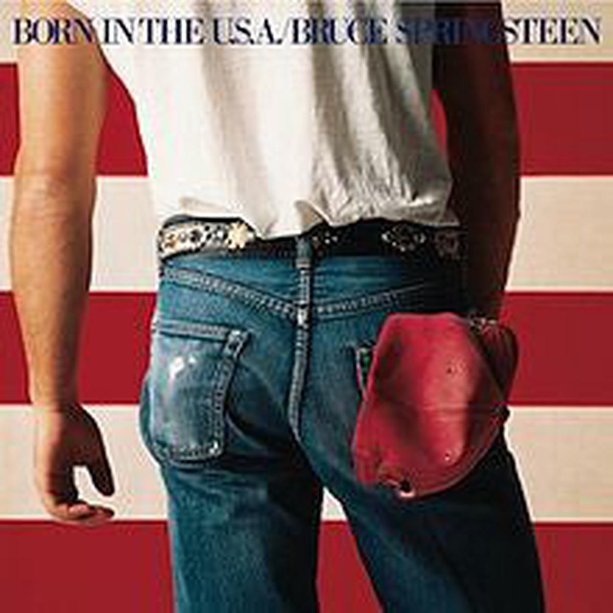 Bruce Springsteen - Born In The U.S.A. (LP, Album, Pit) (VG+)