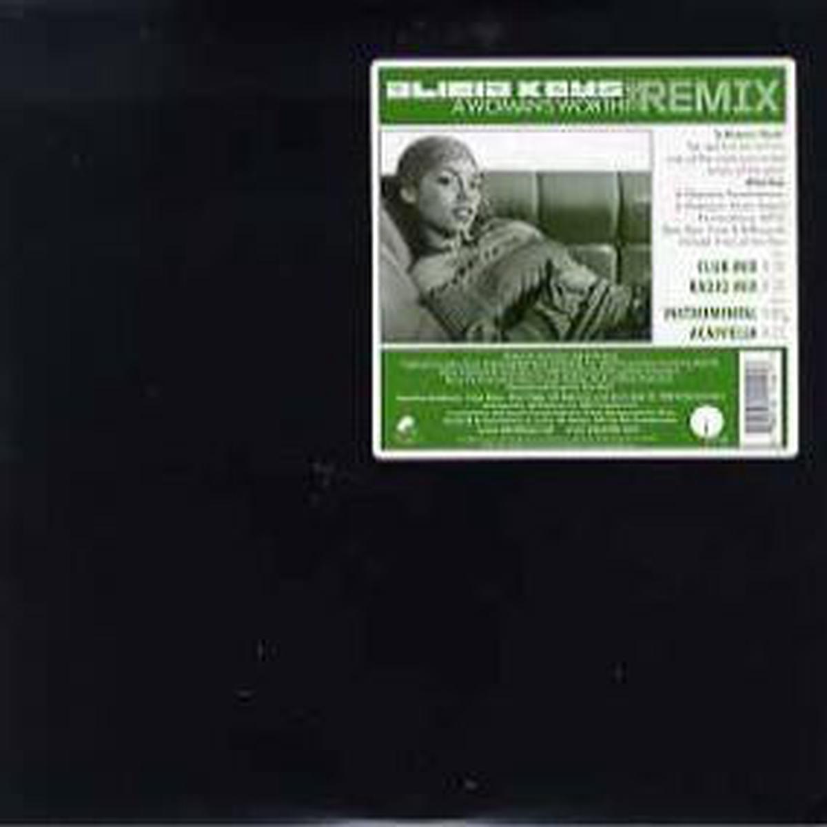 Alicia Keys - A Woman's Worth (The Remix) (12", Single) (M)
