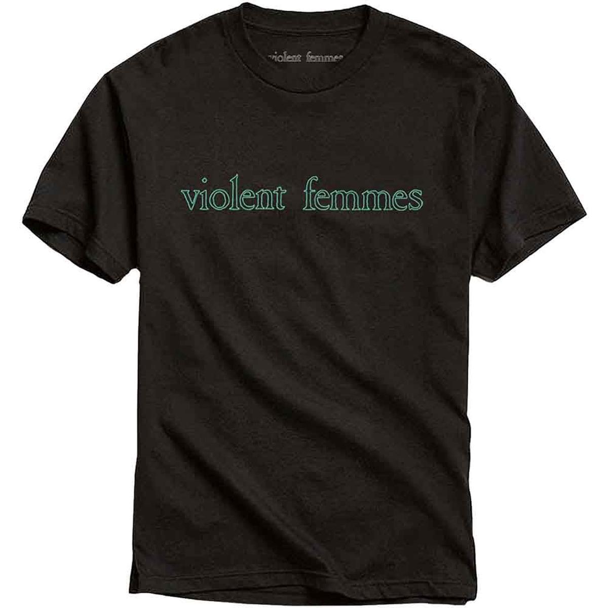 Violent Femmes Green Vintage Logo - Black | XL