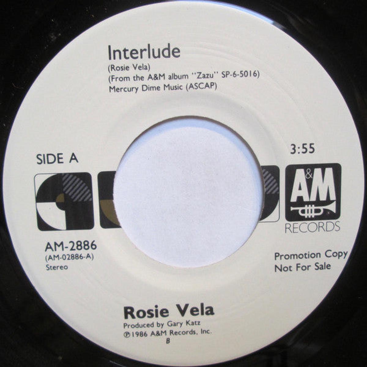 Rosie Vela - Interlude (7", Promo) (NM or M-)