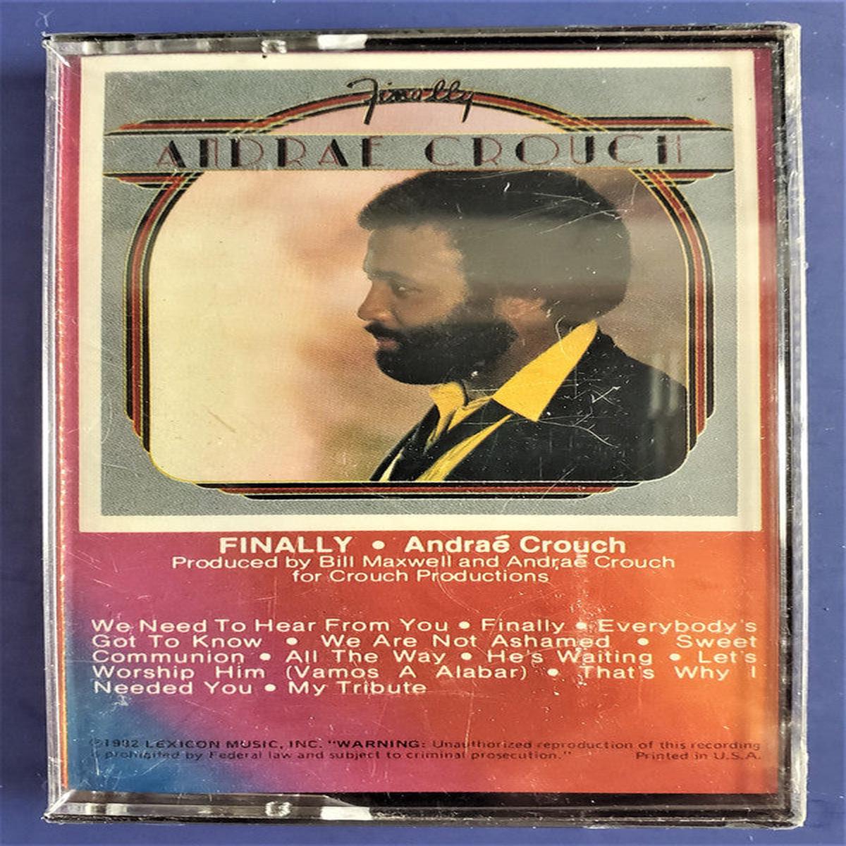 Andra Crouch - Finally (Cass, Album) (VG+)