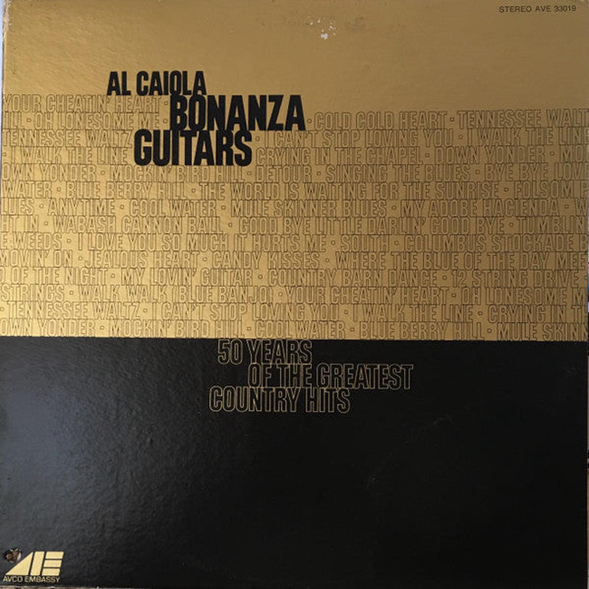Al Caiola - Bonanza Guitars (LP) (NM or M-)