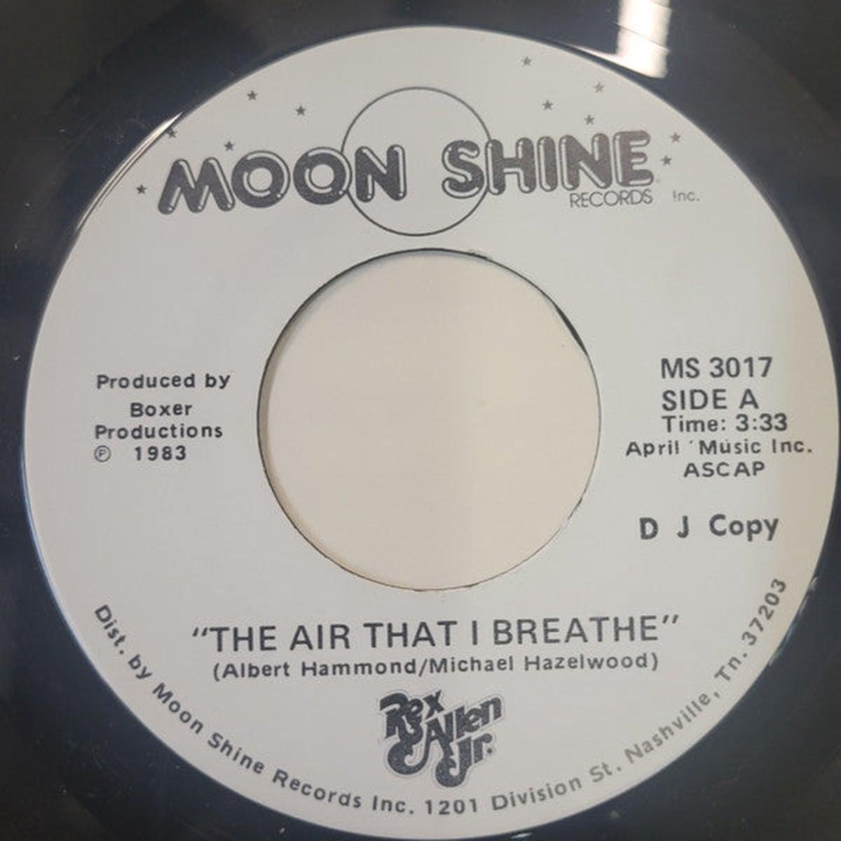 Rex Allen Jr. - The Air That I Breathe (7", Single, Promo) (NM or M-)