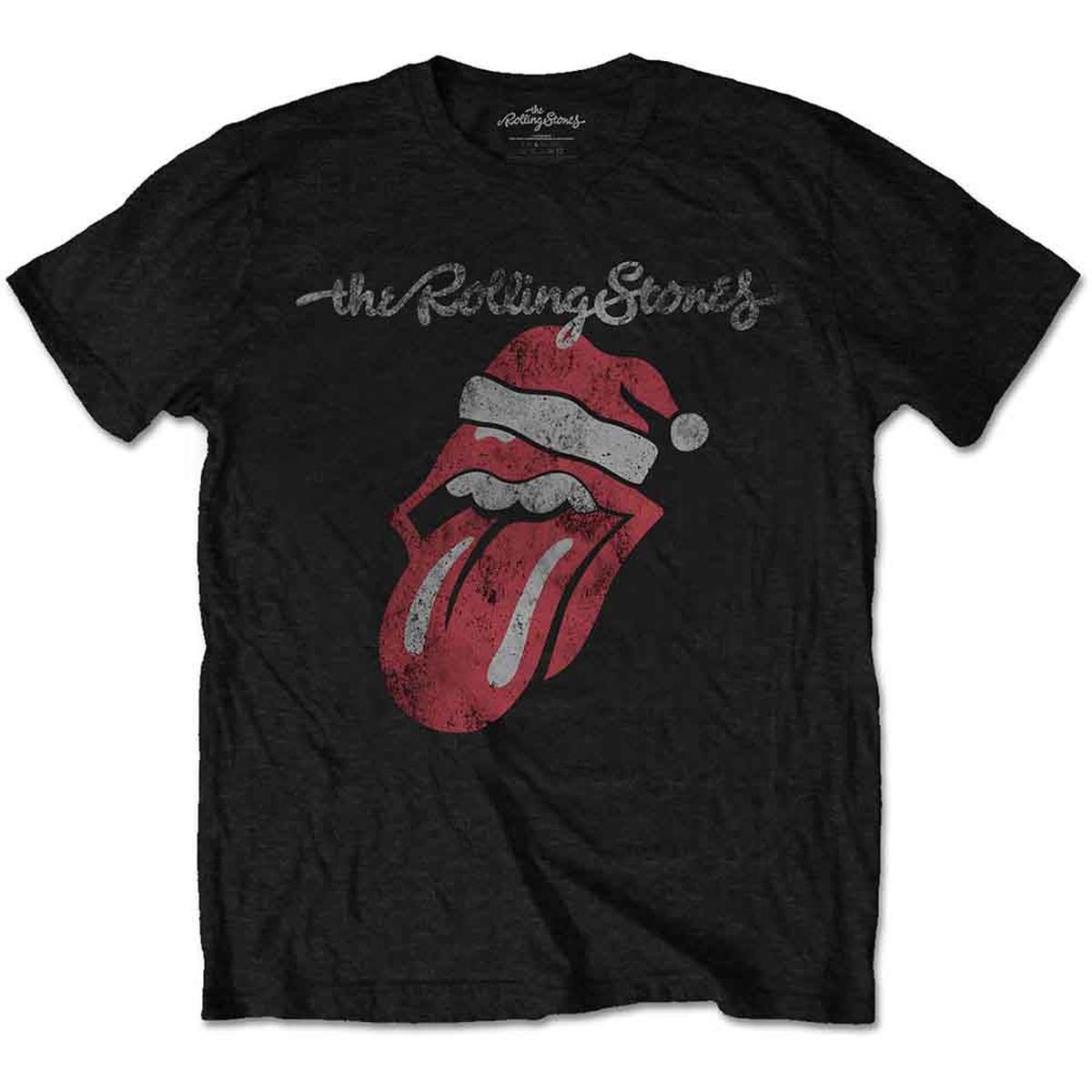 The Rolling Stones Santa Lick - Black | XL