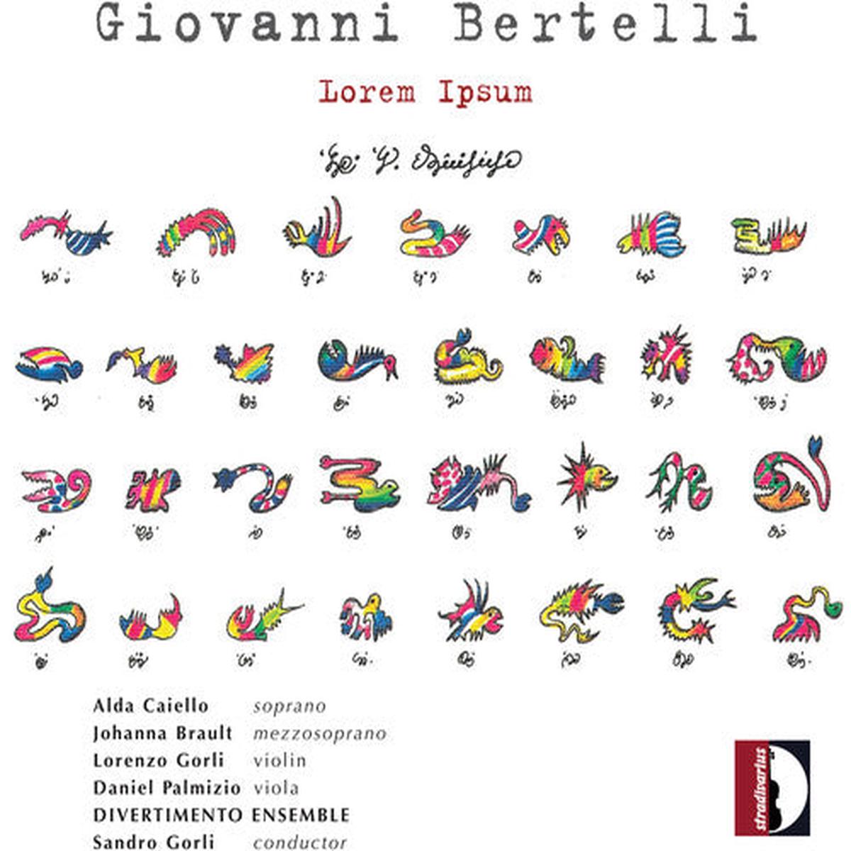 Bertelli / Divertimento Ensemble / Gorli- Lorem Ipsum (CD)