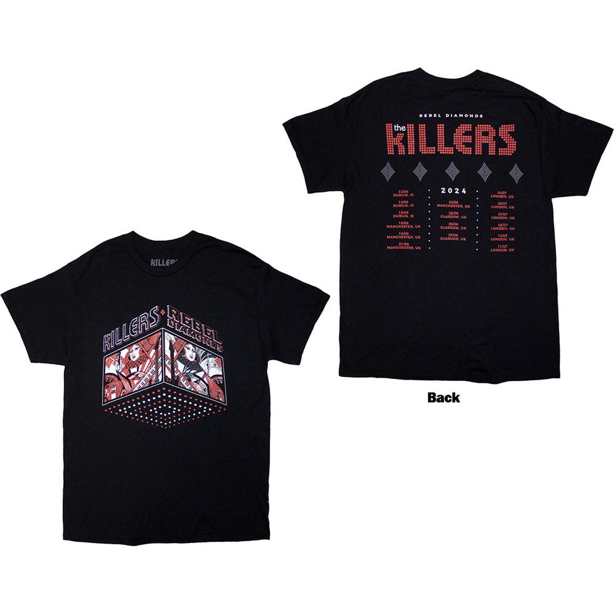 The Killers Tour '24 Rebel Diamonds - Black | XL