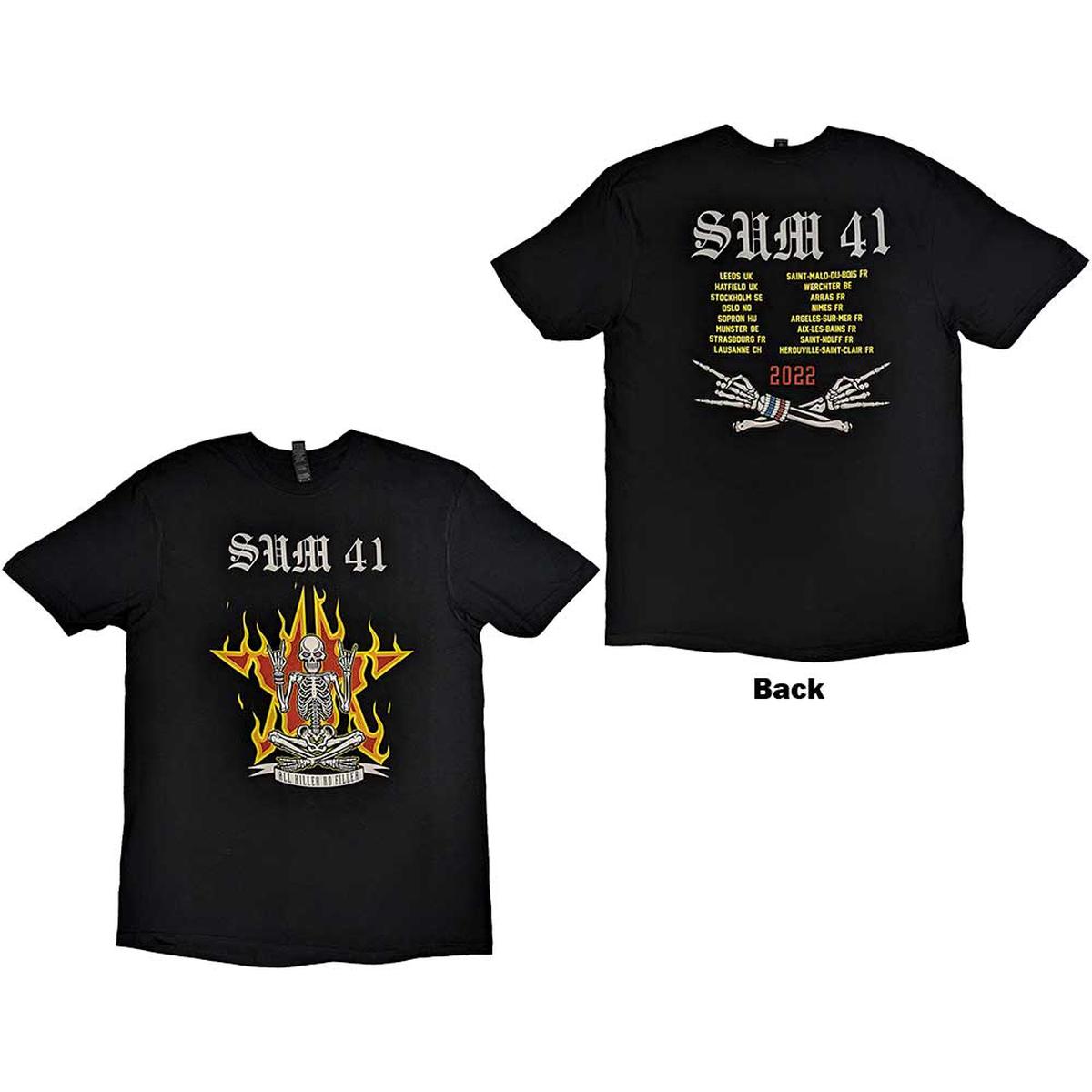 Sum 41 AKNF Skeleton European Tour 2022 - Black | L