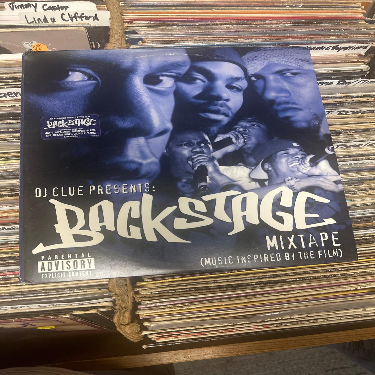 DJ Clue  Backstage Mixtape (Music Inspired By The Film) Promo Vinyl LP