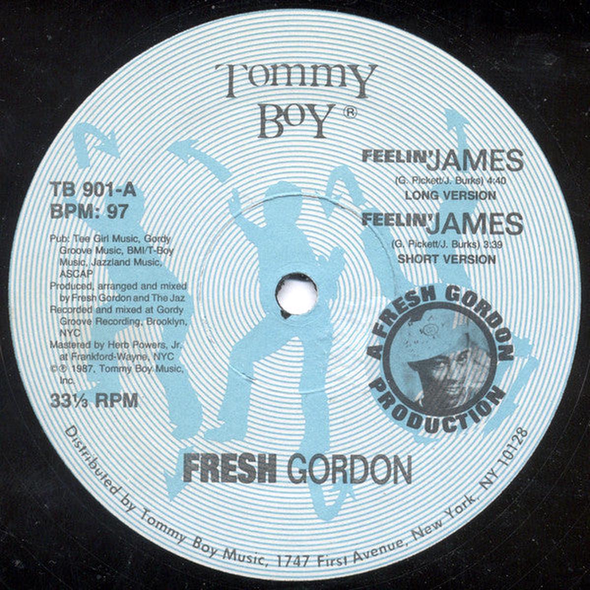 Fresh Gordon - Feelin' James (12") (VG+)